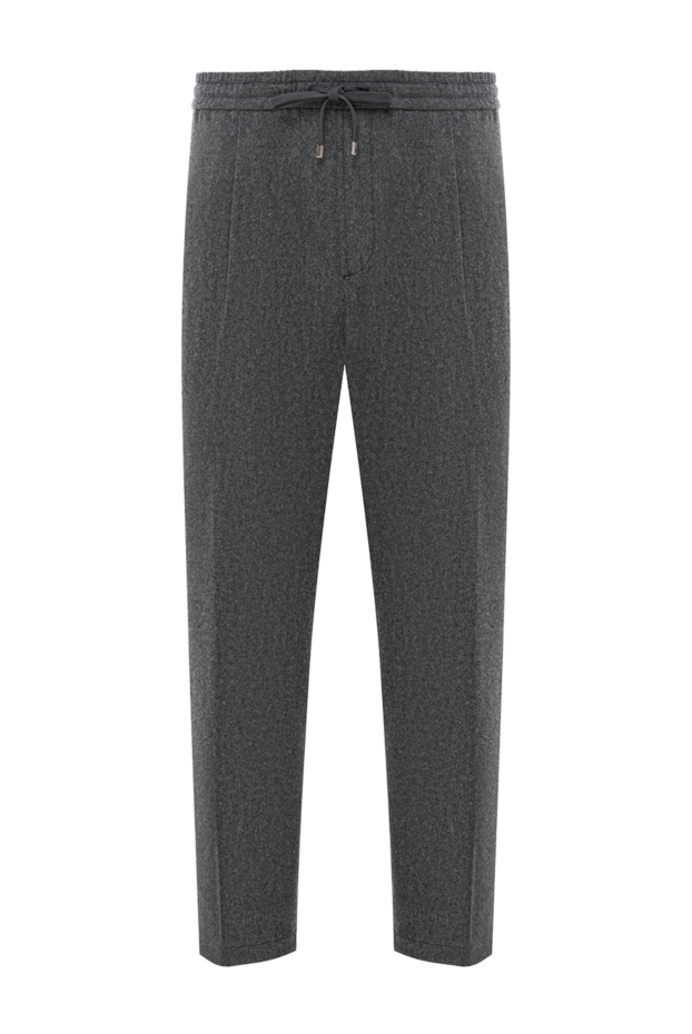 Jacob Cohen graphite wool trousers with drawstring 191504 - photo 1