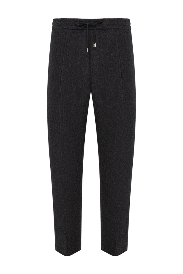 Jacob Cohen thick wool trousers with a drawstring waistband 191506 - photo 1