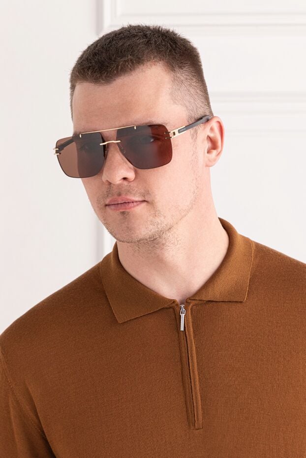 Chopard men's rimless sunglasses with brown lenses 191521 - photo 2