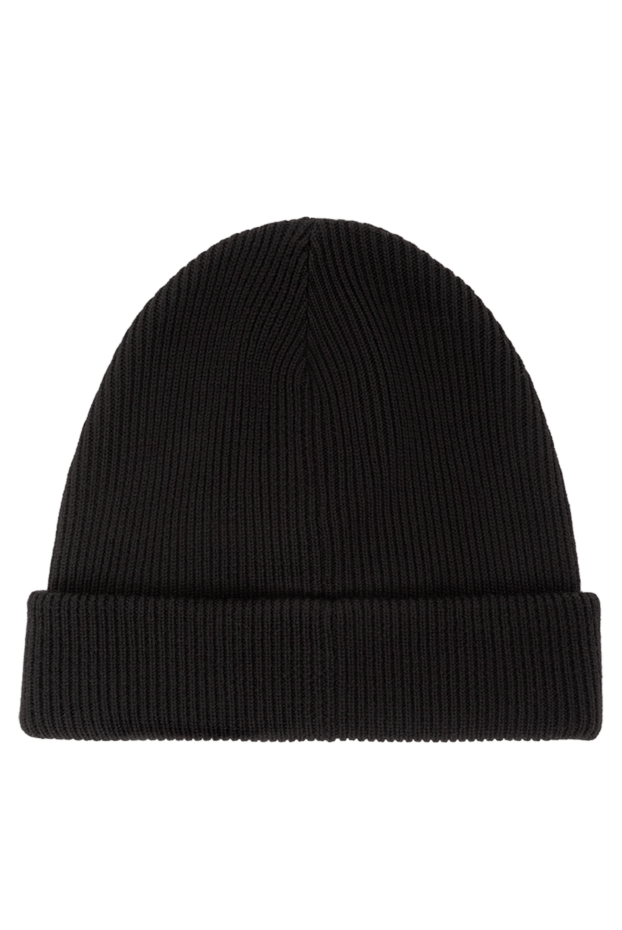 Gucci black wool beanie hat with green and red trim 191585 - photo 3