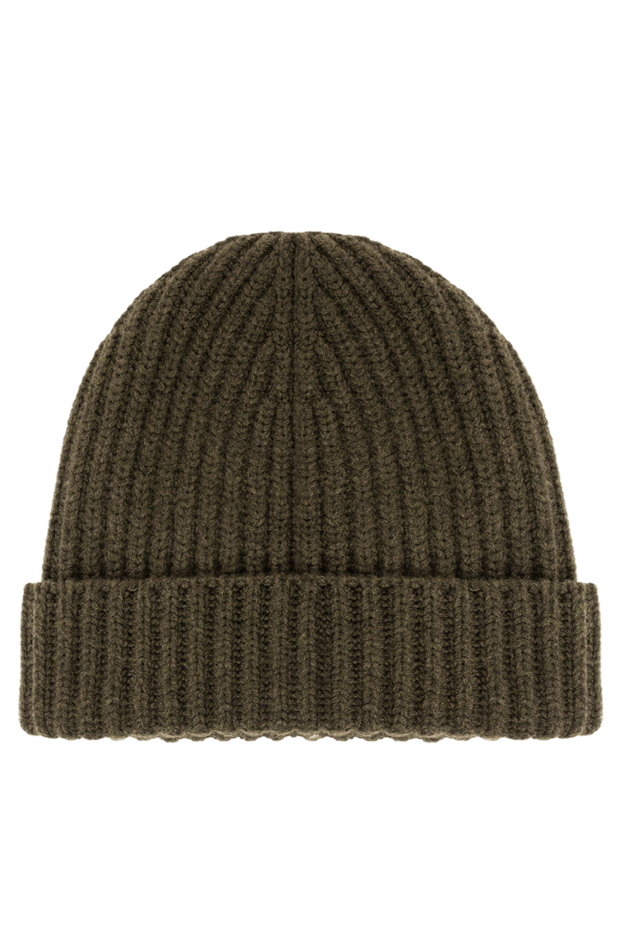 Loro Piana super soft and warm green ribbed cashmere hat 191594 - photo 1