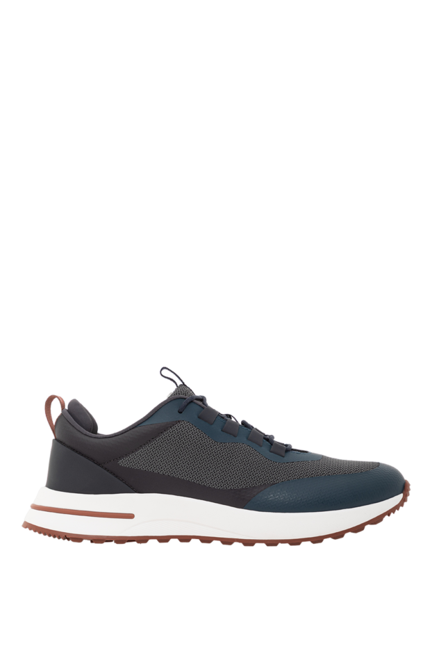 Loro Piana blue week end walk sneakers with ultra-light soles 191599 - photo 1