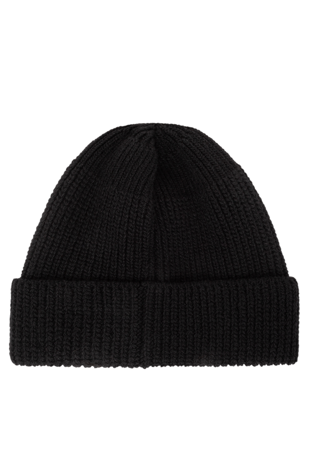 Prada knitted black beanie hat with signature metal insert 191600 - photo 3