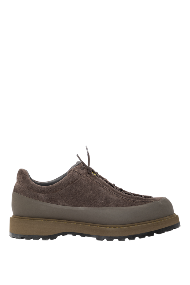 Stone Island lace-up sneakers with a rubber welt and lugged sole, green 191610 - photo 1
