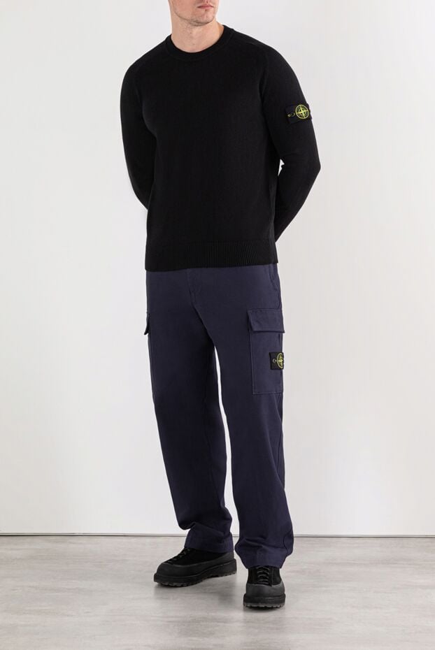 Stone Island geelong lightweight wool crew neck knit jumper 191624 - photo 2