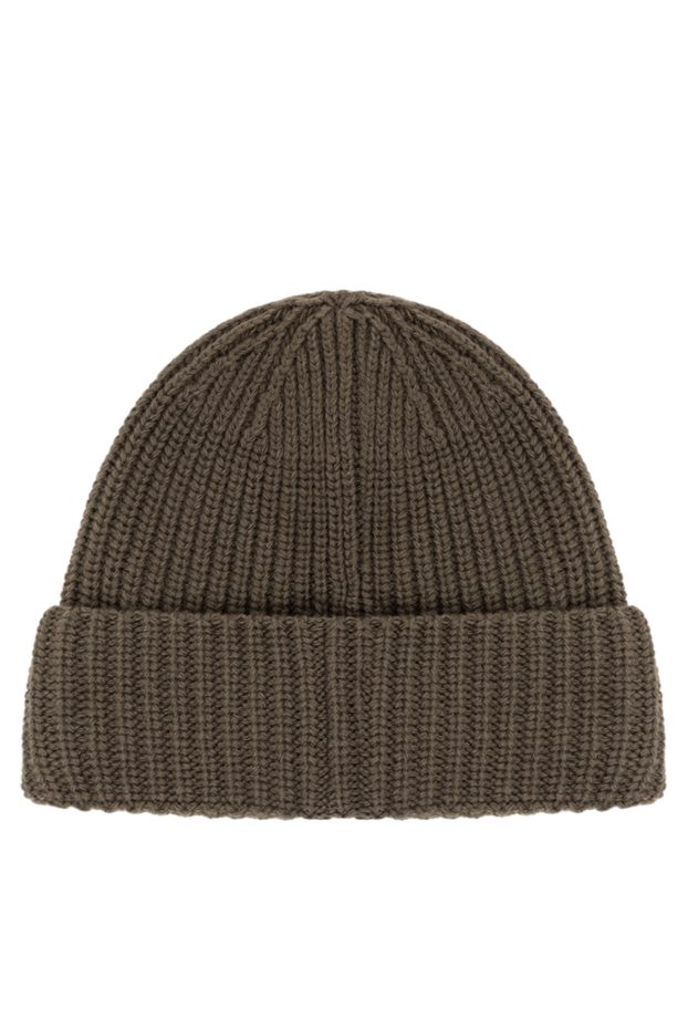 Stone Island rws geelong green wool knit hat with compass logo patch 191635 - photo 3