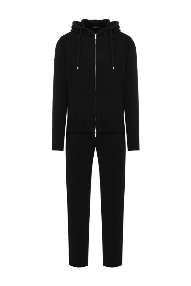 Cesare di Napoli a black casual suit with a muted texture and a straight silhouette 191642 - photo 1