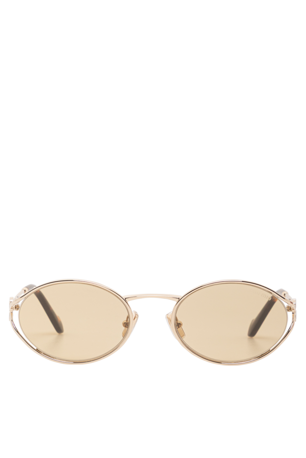 Miu Miu sunglasses with gold frames and light brown lenses 191671 - photo 1
