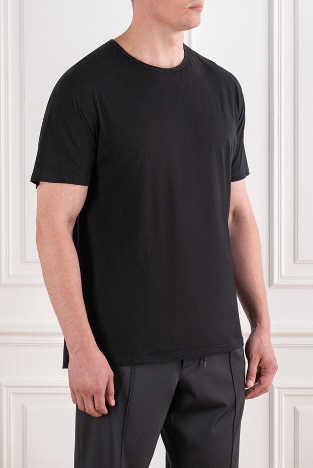 Derek Rose men's black premium ultra-soft cotton t-shirt 191682 - photo 3