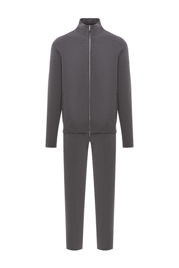 Cesare di Napoli graphite soft wool walking suit 191725 - photo 1
