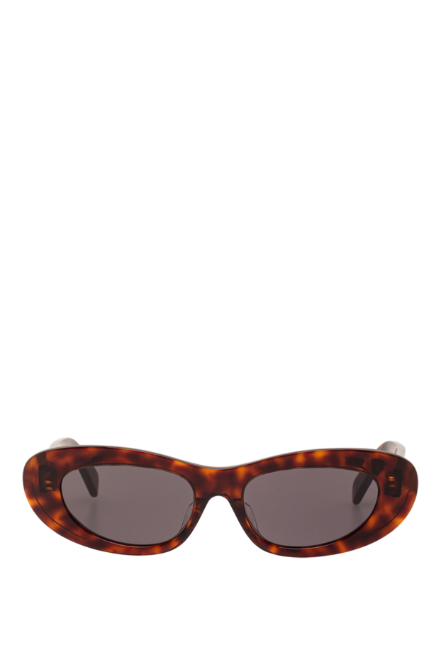Сонцезахисні окуляри 3 Dots Cat Eye у черепаховій оправі. - фото 1