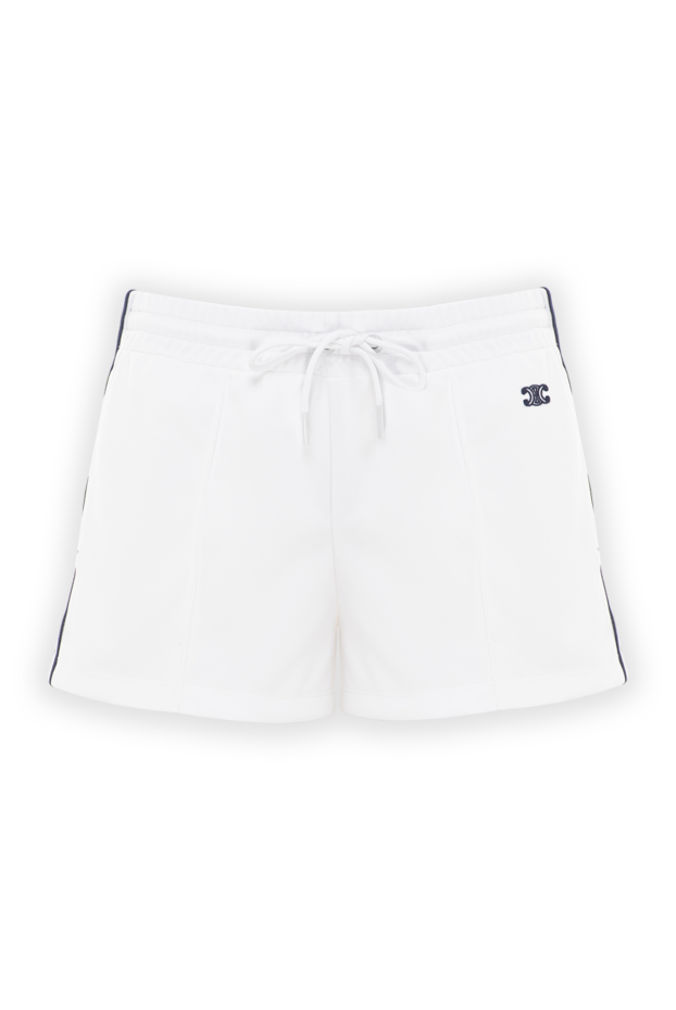 Celine white sports shorts made of thick double-sided jersey 191765 - photo 1