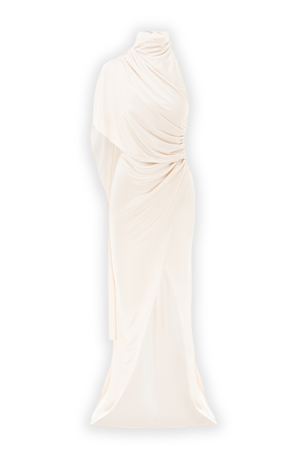 The Andamane waverly ivory asymmetrical draped maxi dress 191782 - photo 1