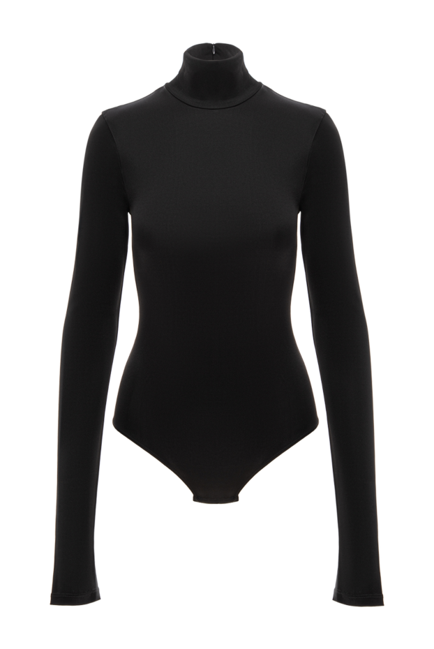 The Andamane black bodysuit with long sleeves and a high neck 191796 - photo 1