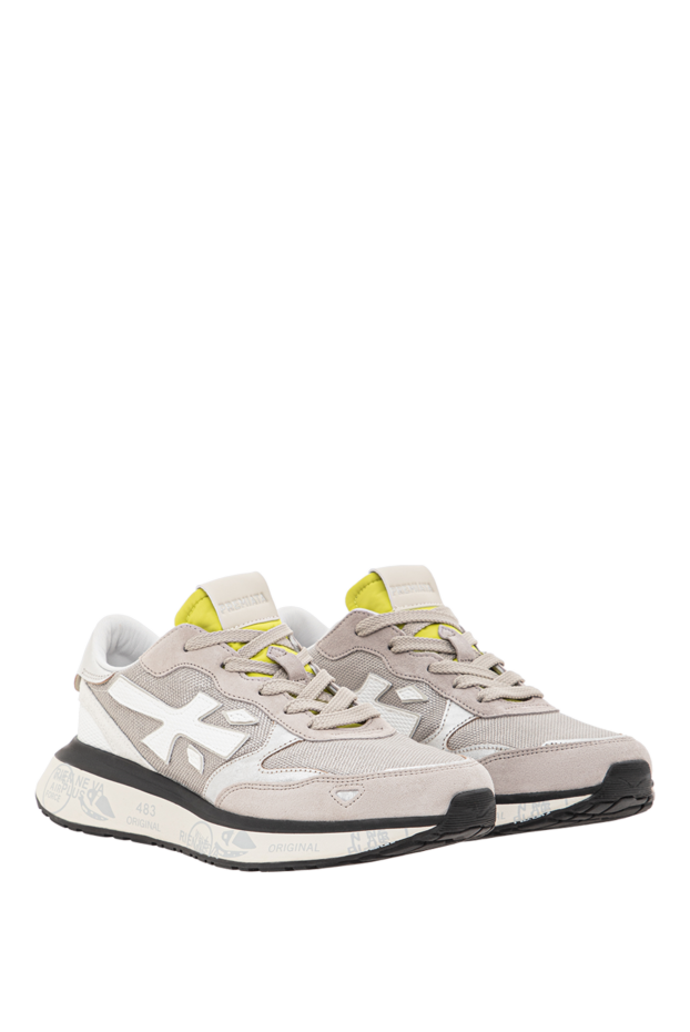 Premiata lauryn 7778 women's gray sneakers with a retro running silhouette 191838 - photo 3