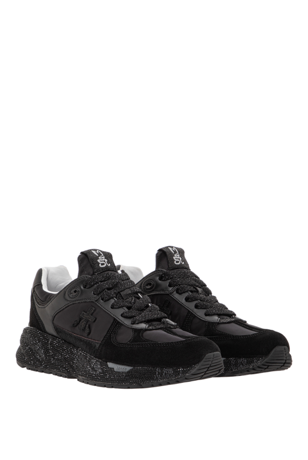 Premiata mased 7822 black women's leather and textile sneakers 191842 - photo 3