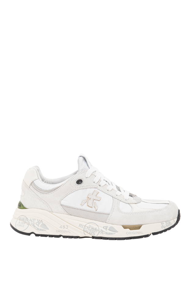 Premiata mased 7822 white women's leather and textile sneakers 191844 - photo 1