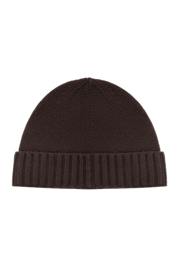 Stone Island brown textured cashmere hat with a raised knit 191870 - photo 3