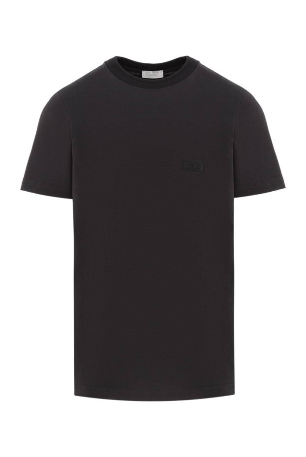 Dior sea island icons t-shirt in black cotton jersey 191881 - photo 1