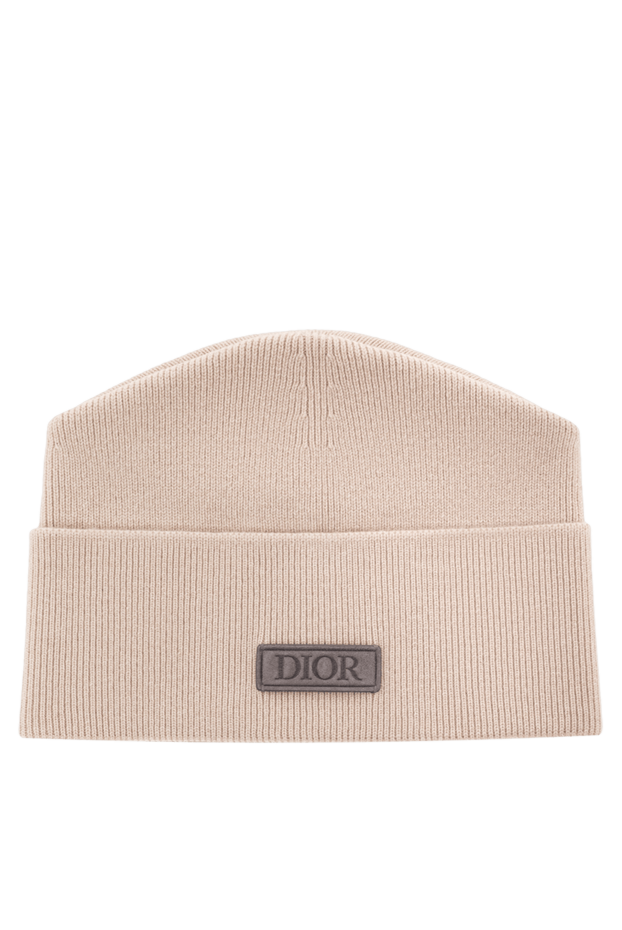 Dior men's hat made of soft beige cashmere knitwear 191886 - photo 1
