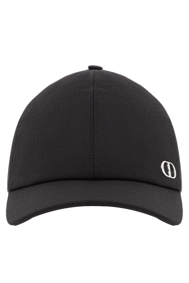 Dior black cotton cap with silver cd 191887 - photo 1