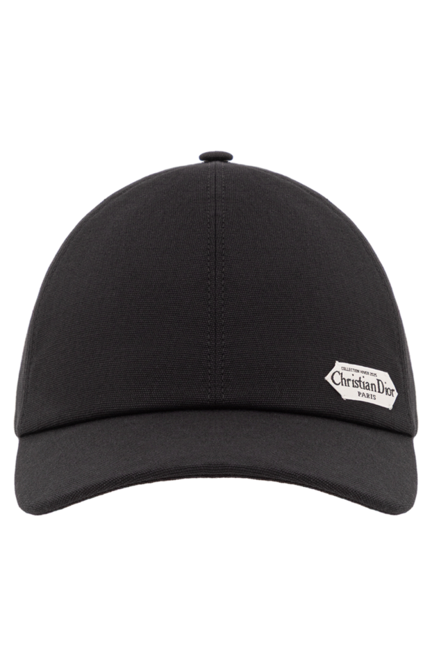 Dior black men's baseball cap with logo and buckle 191888 - photo 1