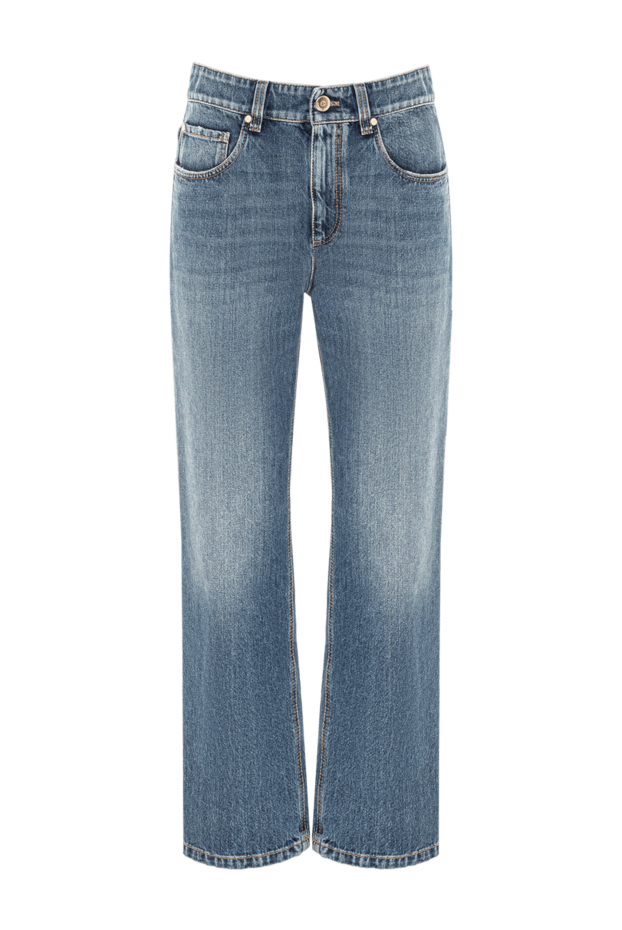 Brunello Cucinelli light blue jeans with a gradual fade along the leg line 191910 - photo 1