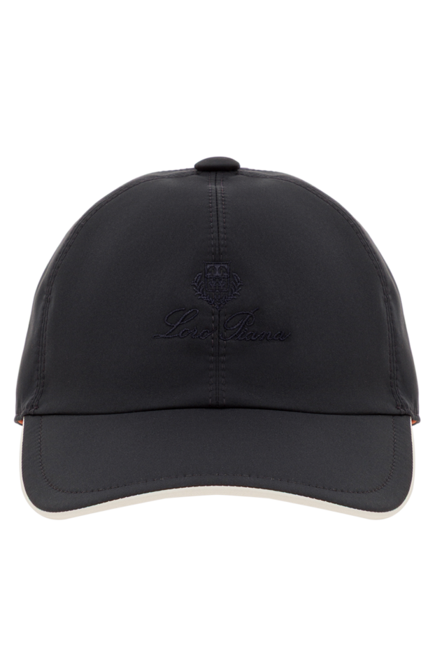 Loro Piana wind blue microfiber six-piece baseball cap 191936 - photo 1