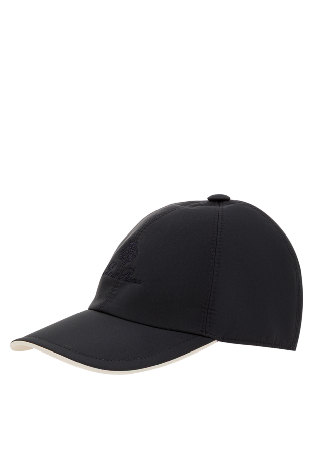 Loro Piana wind blue microfiber six-piece baseball cap 191936 - photo 3