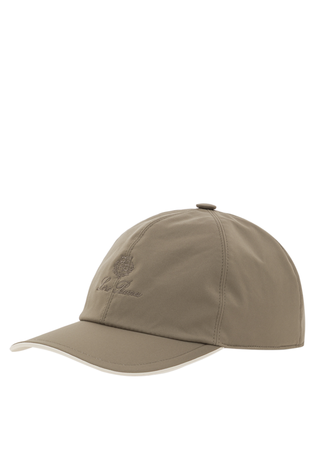 Loro Piana wind green microfiber six-piece baseball cap 191937 - photo 3