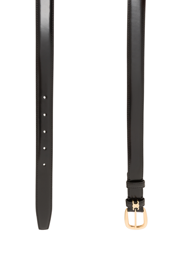 Celine vivienne medium 25mm belt in black taurillon leather 191966 - photo 3
