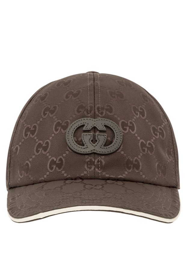 Gucci men's brown cotton baseball cap gg 191983 - photo 1