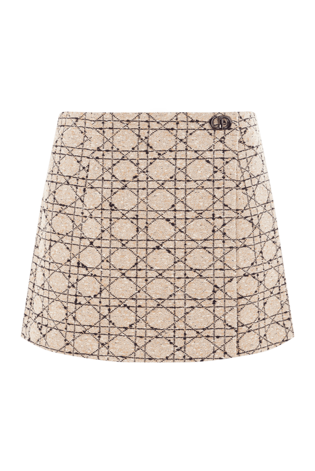 Dior macrocannage textured cotton blend skort 191988 - photo 1