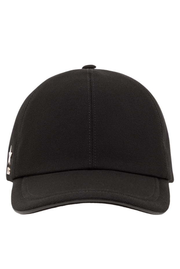 Dior d-player black cotton cap with gold star and cd logo 191994 - photo 1