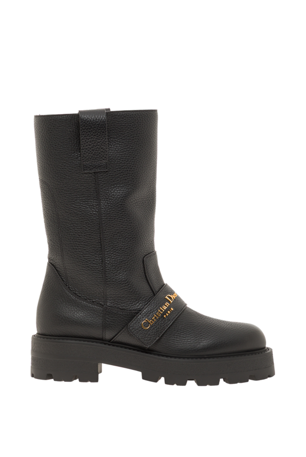 Dior d-quest black grained calfskin boots 192004 - photo 1