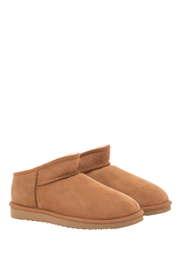 Marina Torres women's short brown sheepskin ugg boots 192051 - photo 3
