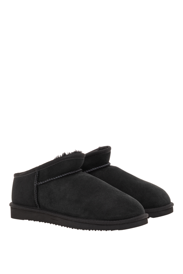 Marina Torres women's short black sheepskin ugg boots 192052 - photo 3
