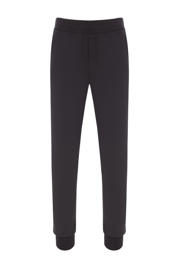 Svevo cotton trousers with a straight cut and a drawstring waistband 192066 - photo 1