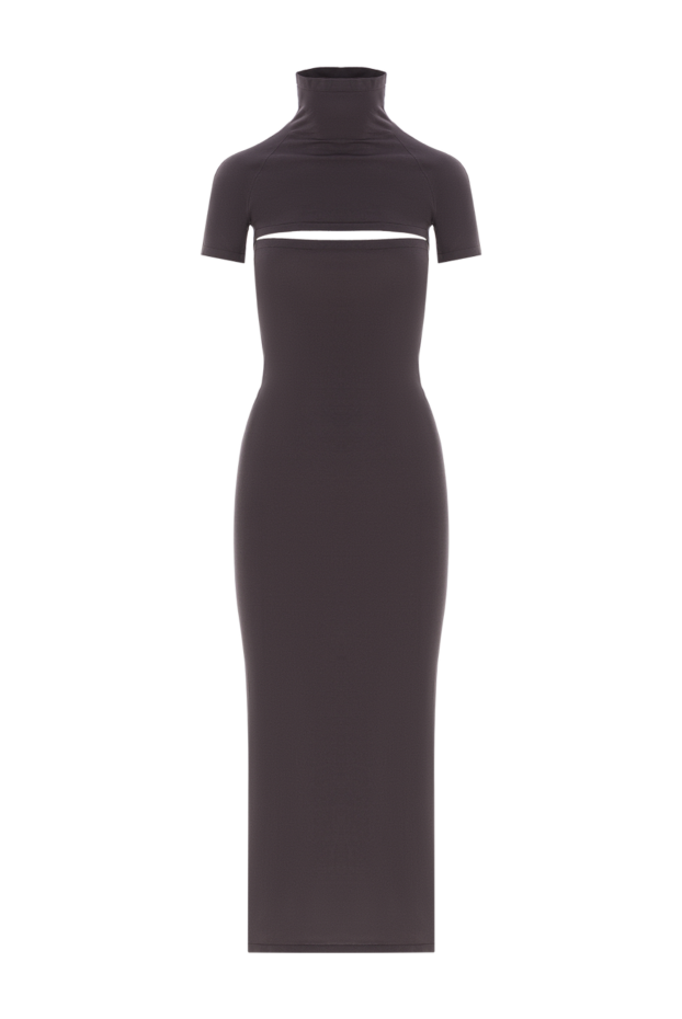 Alaia a burgundy silk jersey dress with cutouts 192073 - photo 1