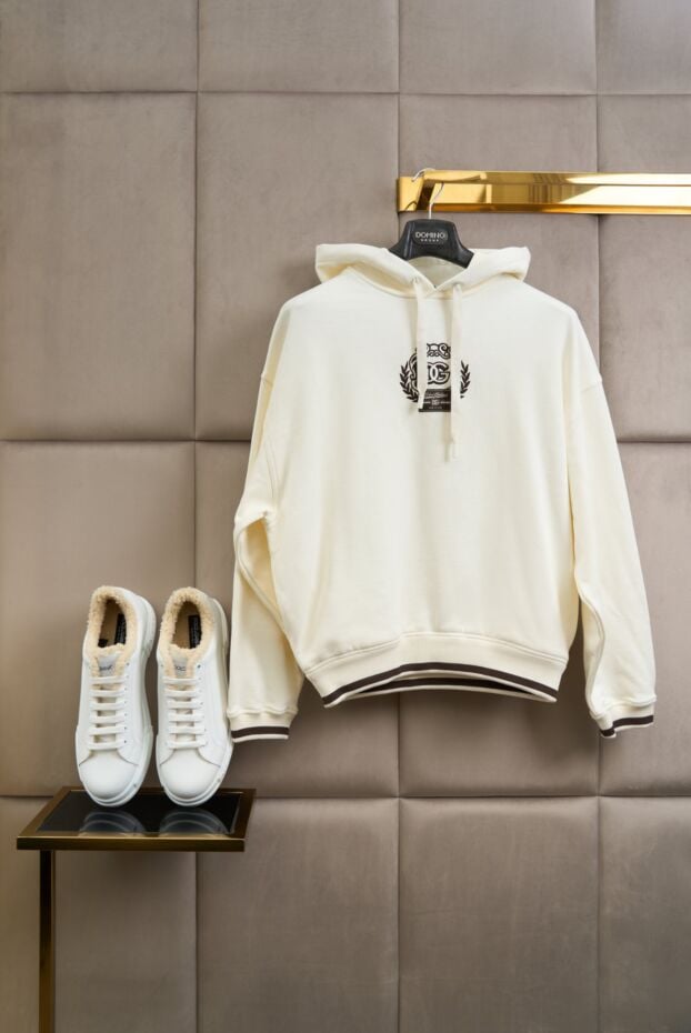 Dolce & Gabbana portofino light winter sneakers in white calfskin 192089 - photo 2