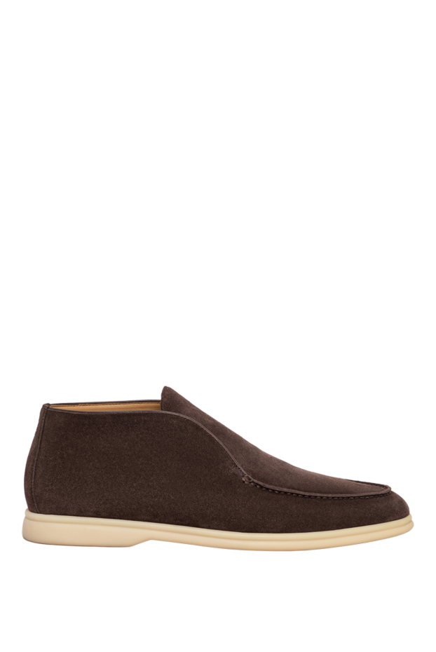 Loro Piana open walk ankle boot in soft beige suede 192155 - photo 1