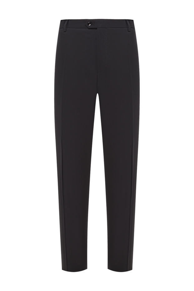 Sartoria Latorre classic straight-cut trousers made of black wool 192217 - photo 1