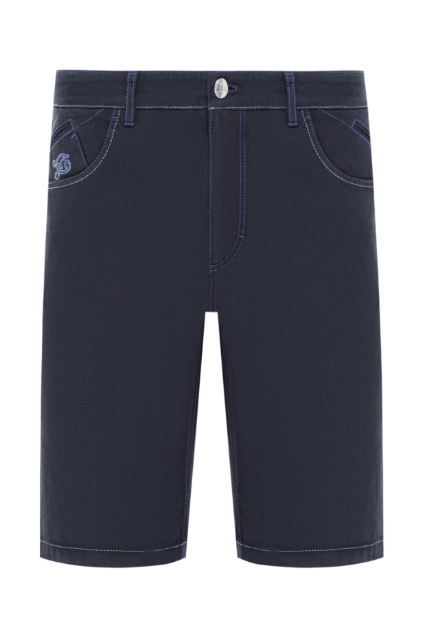 Zilli men's cotton denim shorts with pocket pattern 192223 - photo 1