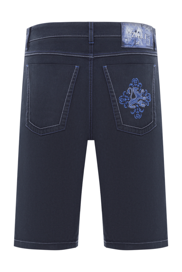 Zilli men's cotton denim shorts with pocket pattern 192223 - photo 2