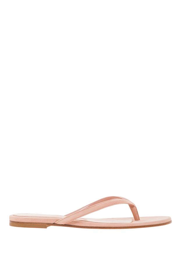 Gianvito Rossi gianvito rossi nude leather slides 192262 - photo 1