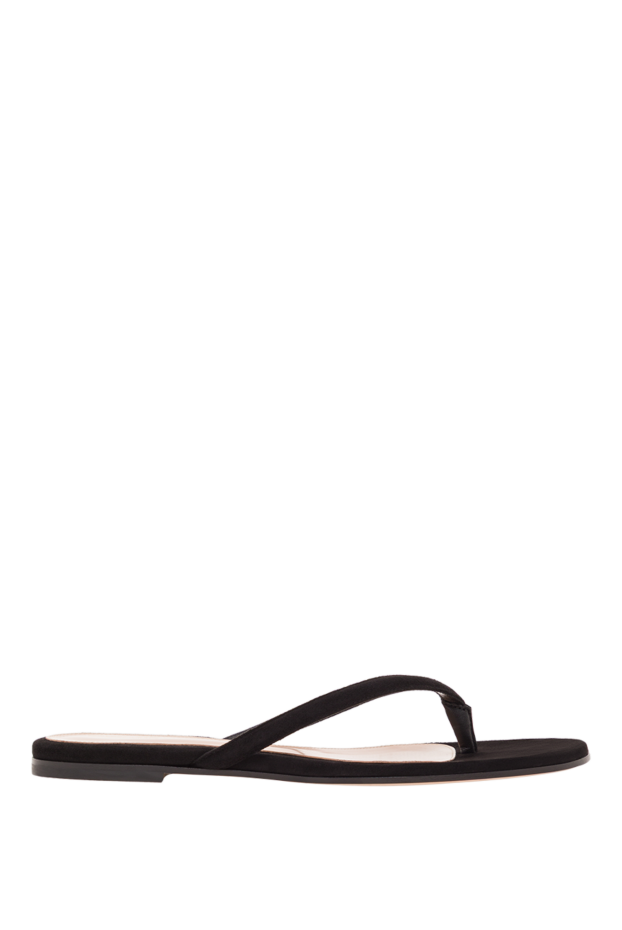 Gianvito Rossi gianvito rossi black leather slides 192263 - photo 1