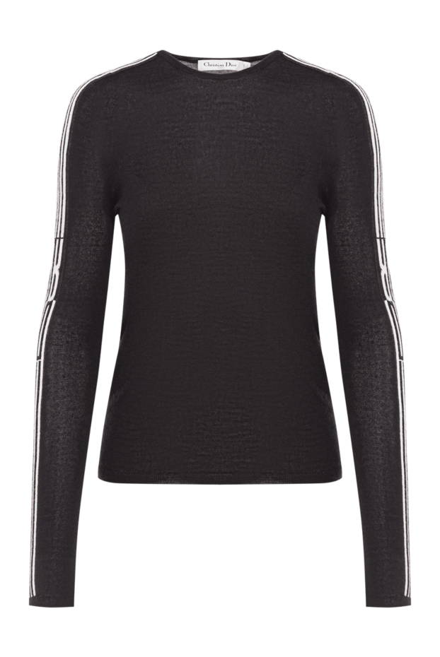 Dior black long-sleeved cashmere and silk jumper 192299 - photo 1