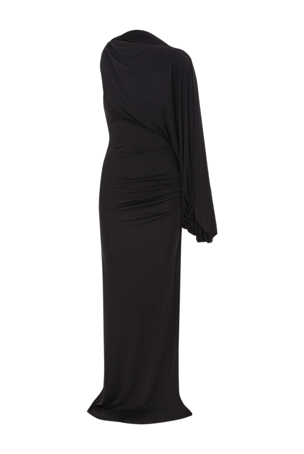 The Andamane the selene one-shoulder maxi dress is crafted from black jersey. 192506 - photo 1