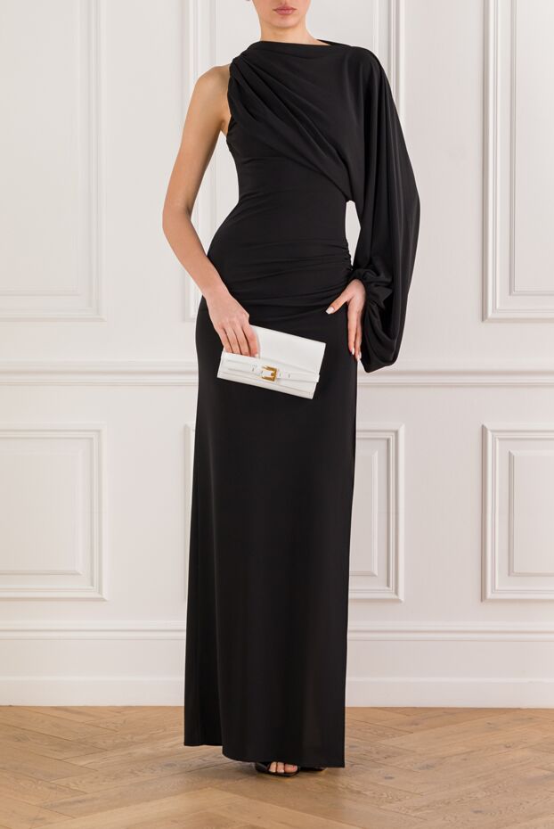 The Andamane the selene one-shoulder maxi dress is crafted from black jersey. 192506 - photo 2