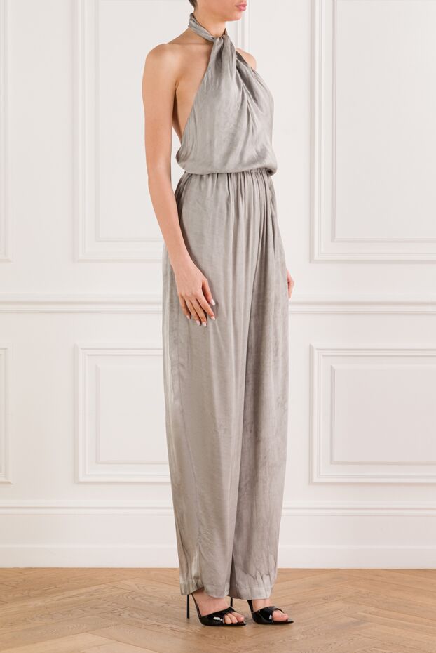 The Andamane women's gray jumpsuit with a loop strap 192510 - photo 3